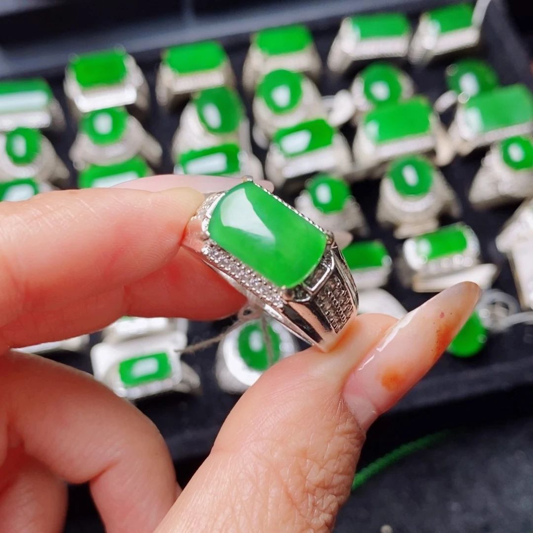 未镶嵌戒指翡翠天然翡翠正品