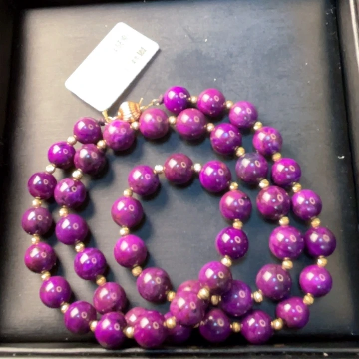 苏纪石（舒俱来）18K金镶嵌颈饰