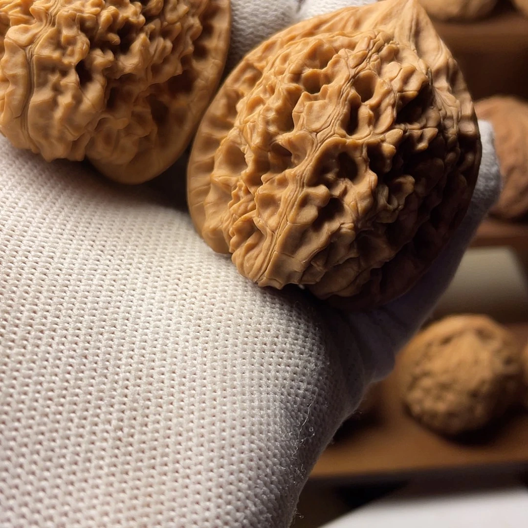 桃核吊坠Z王永麒麟纹官帽45