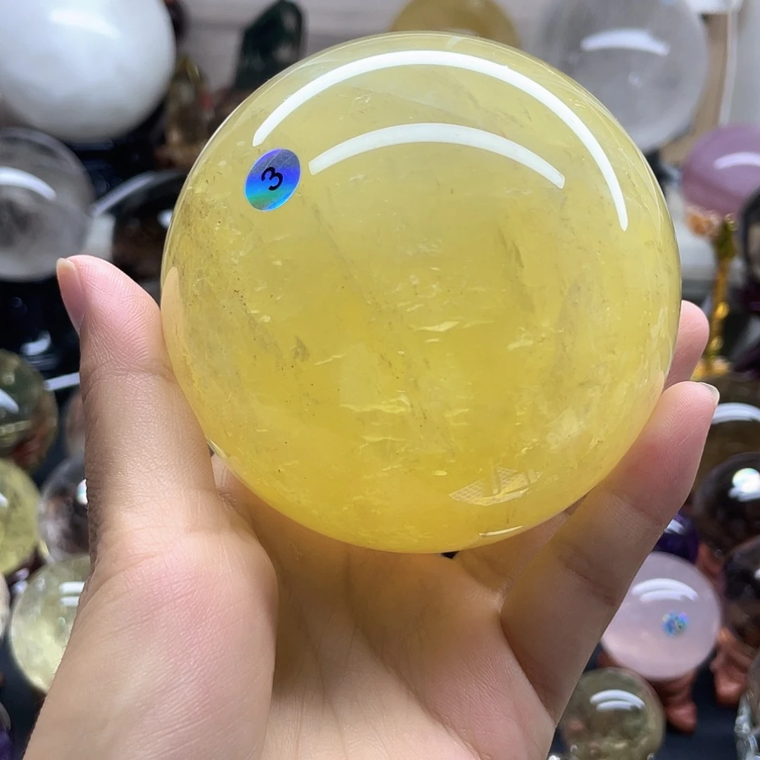 ****子水晶珠宝半成品未镶嵌黄水晶卡9A3号