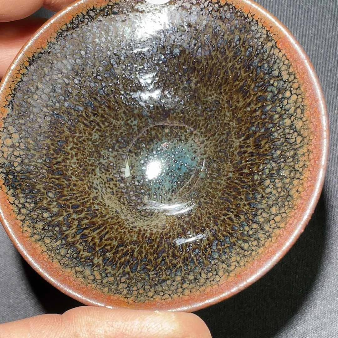 茶盏可***糖龙窑柴烧建盏76