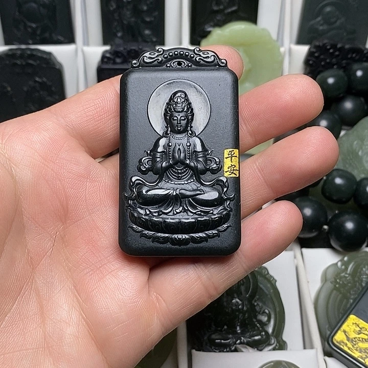 和田玉（青玉）未镶嵌颈饰