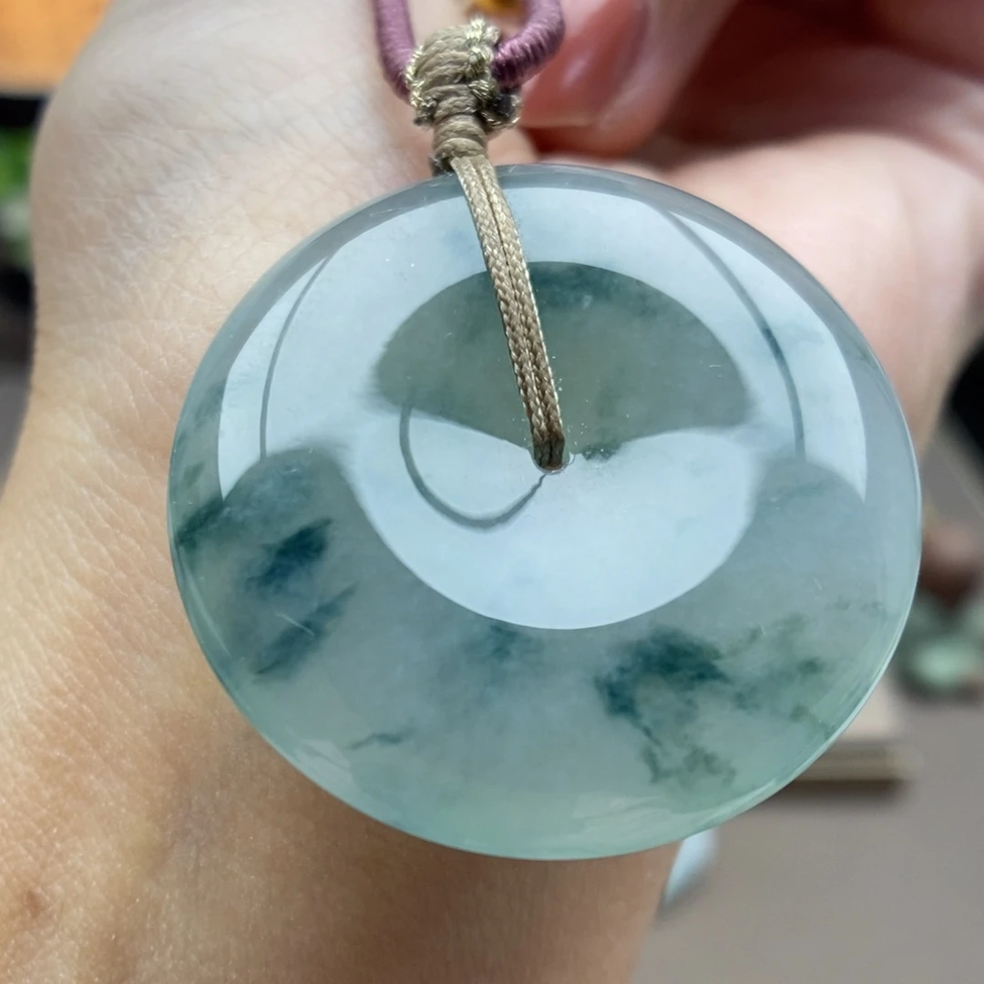 翡翠未镶嵌颈饰吊坠58