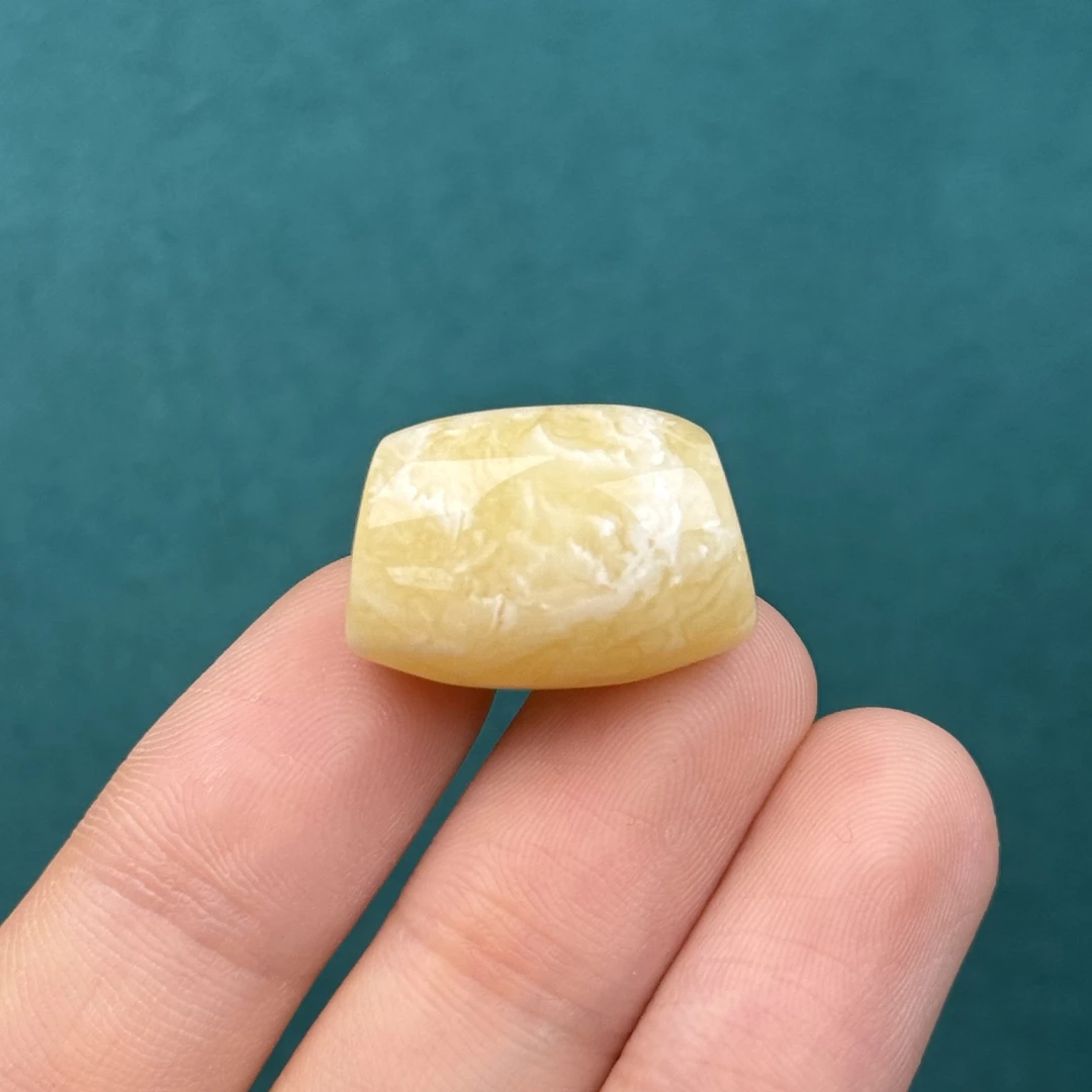 F3540天然原矿蜜蜡 马蹄珠15*22mm 支持鉴定假一罚十