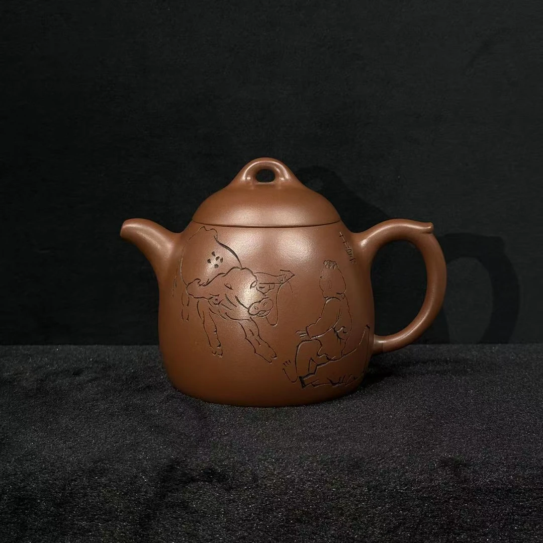 16/110512/桑黎兵/紫砂壶秦权/紫泥