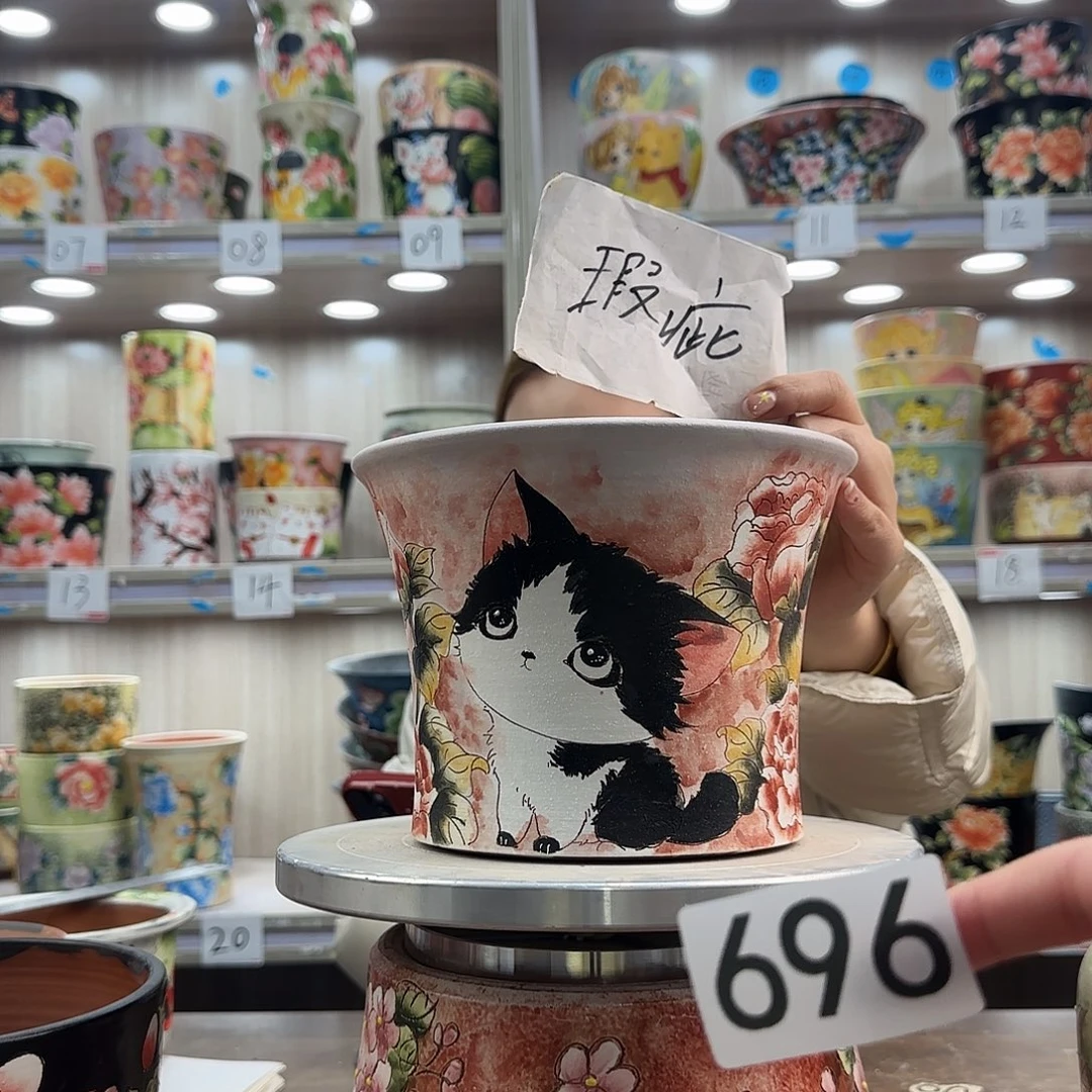 紫砂花盆瑕疵瑕疵696