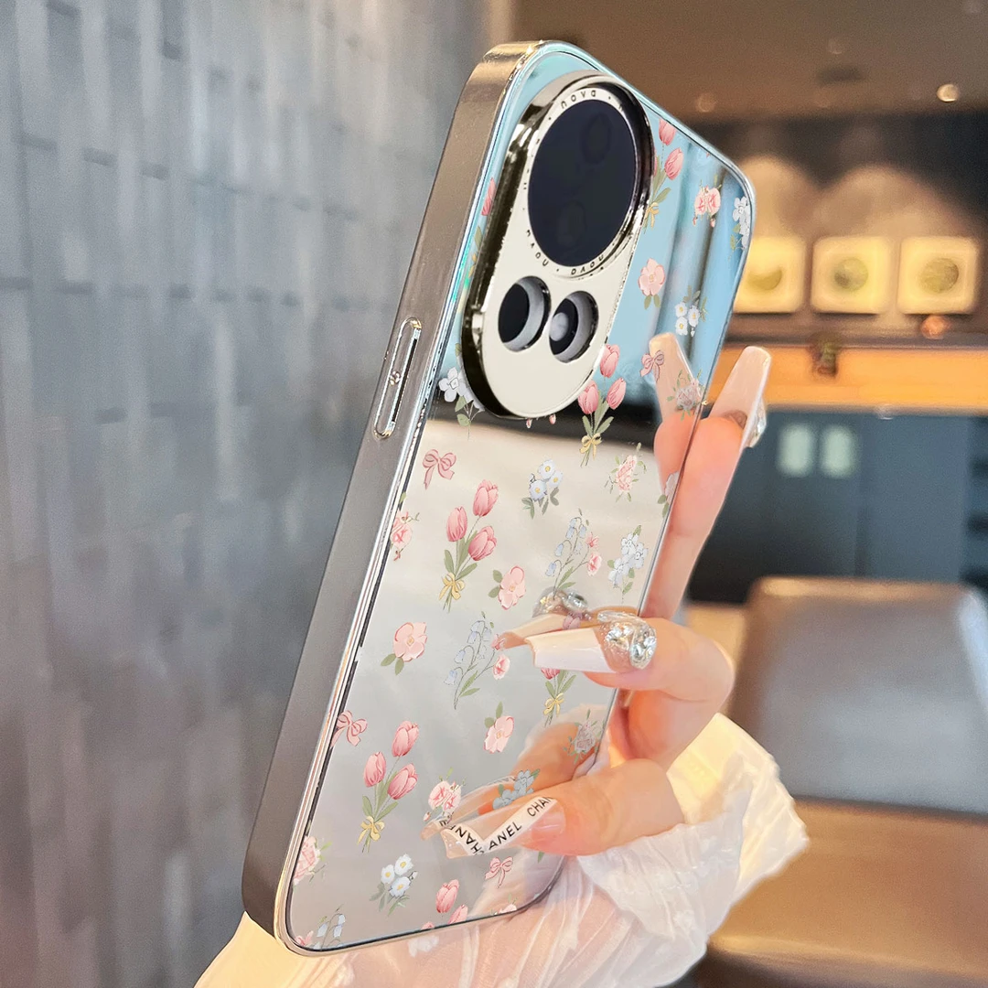 郁金香花束适用华为nova13手机壳实用数码配件女小众高级全包防摔