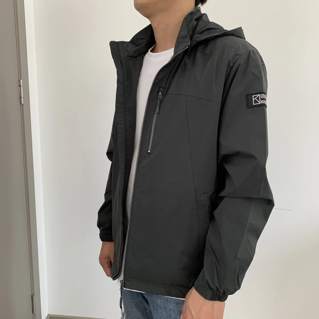 KOLPING男士户外运动轻薄休闲夹克单层冲锋衣外套-KTJ6283MKKI