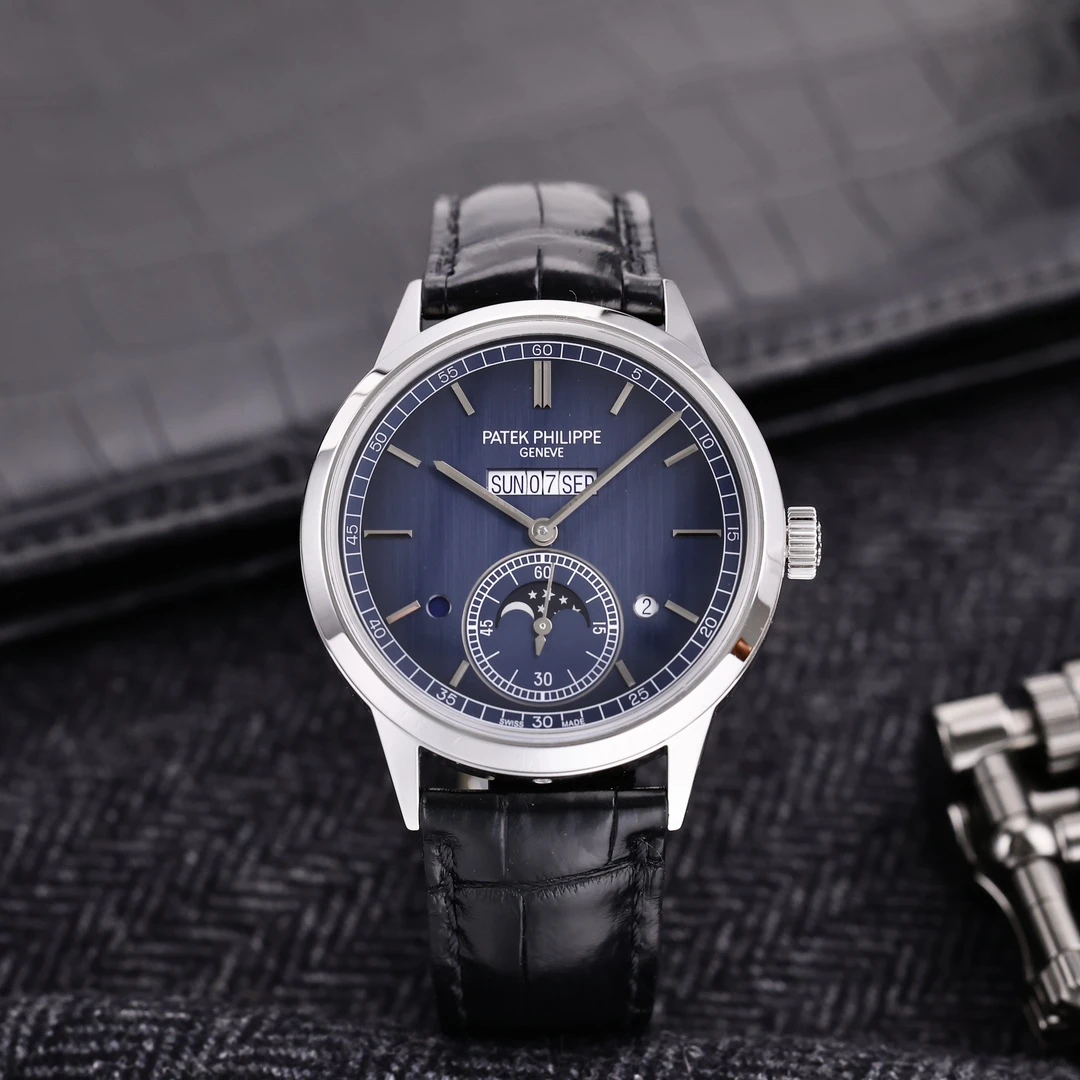 95新 Patek Philippe/百达翡丽 5236P 蓝色盘面 2021年10月保卡
