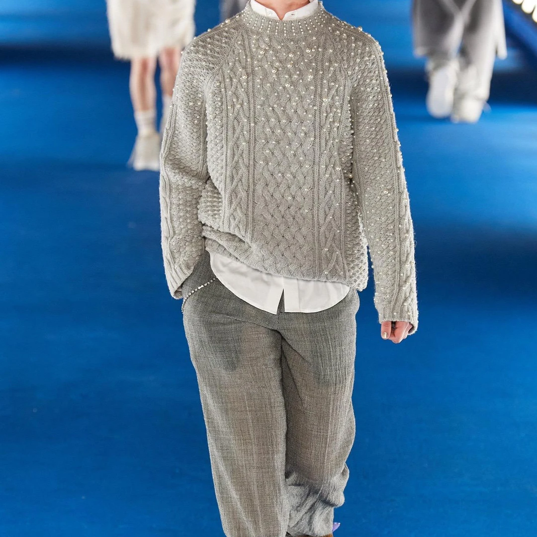 25新【bali】7109时尚卫衣男士长袖印花圆领秋季运动宽松