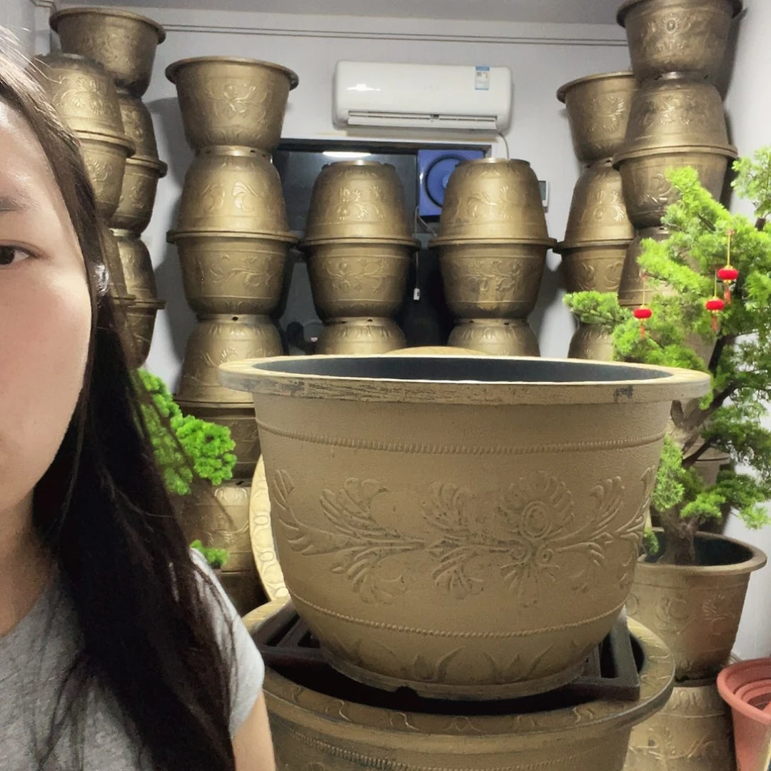 两个60大花盆有孔