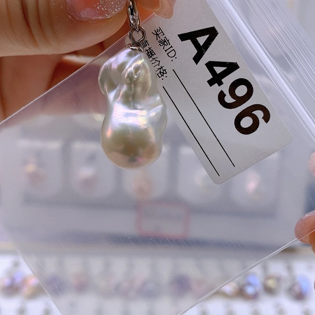 淡水珍珠颈饰银S925镶嵌用****2