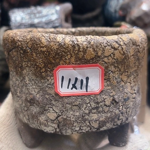 红陶粗陶花盆手工