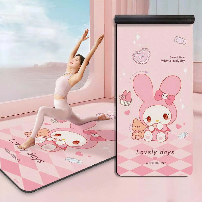瑜伽垫儿童舞蹈加厚防滑专用垫子女孩练功家用地垫健身初学者跳舞