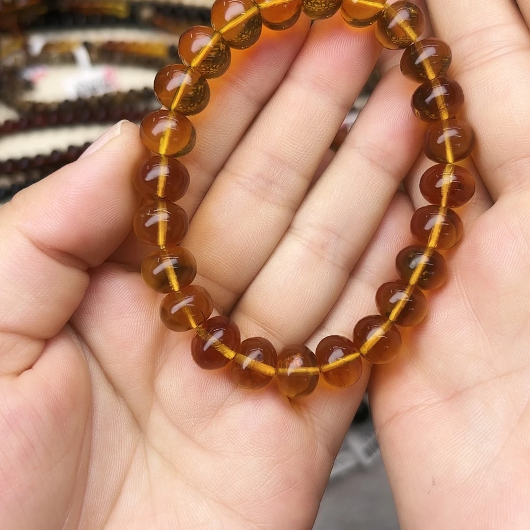 y***）琥珀未镶嵌裸石十