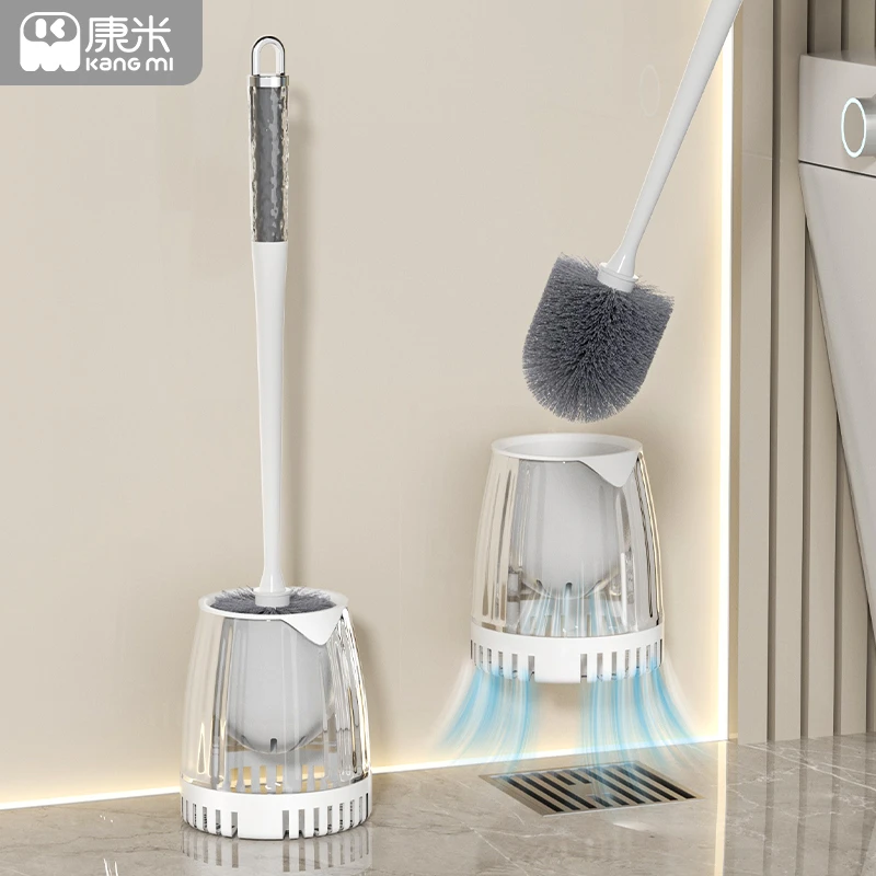 家用无死角马桶刷卫生间浴室清洁神器壁挂式免打孔清洗软毛长柄