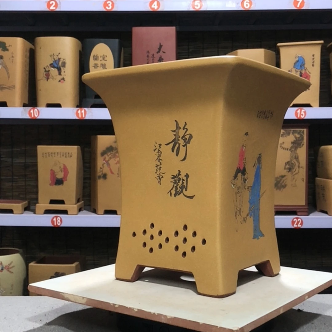 【闪购商品】紫砂花盆春*手工制作