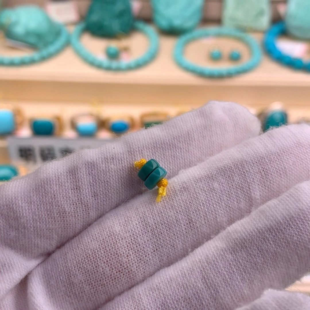 绿松石珠宝奇石未镶嵌绿*