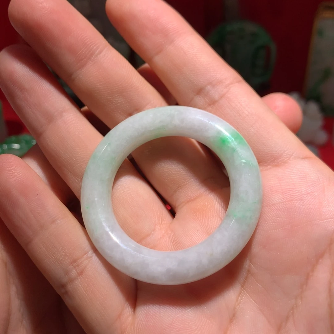 未镶嵌挂件翡翠翡翠平安环