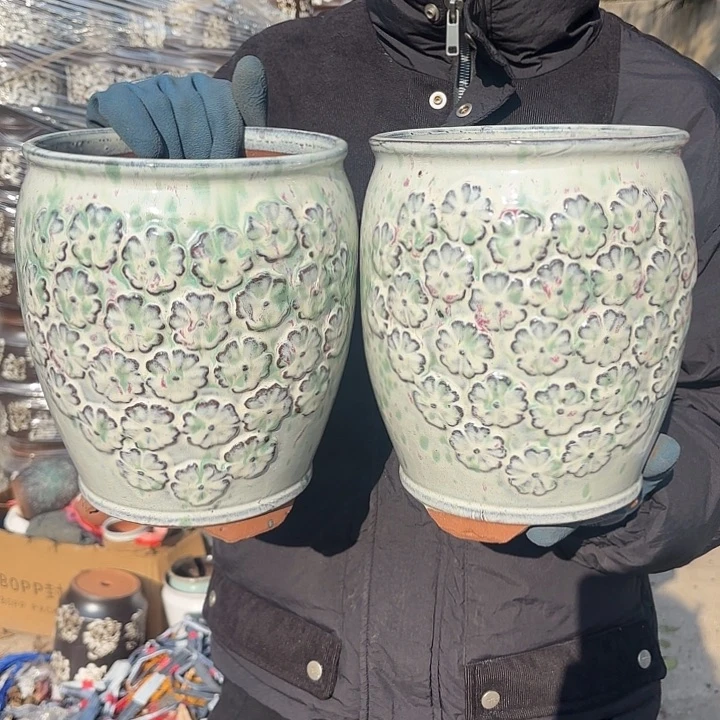 紫砂茶碗精品两个口径18高度23