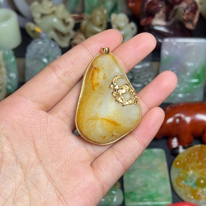 滴血莲花菩提吊坠