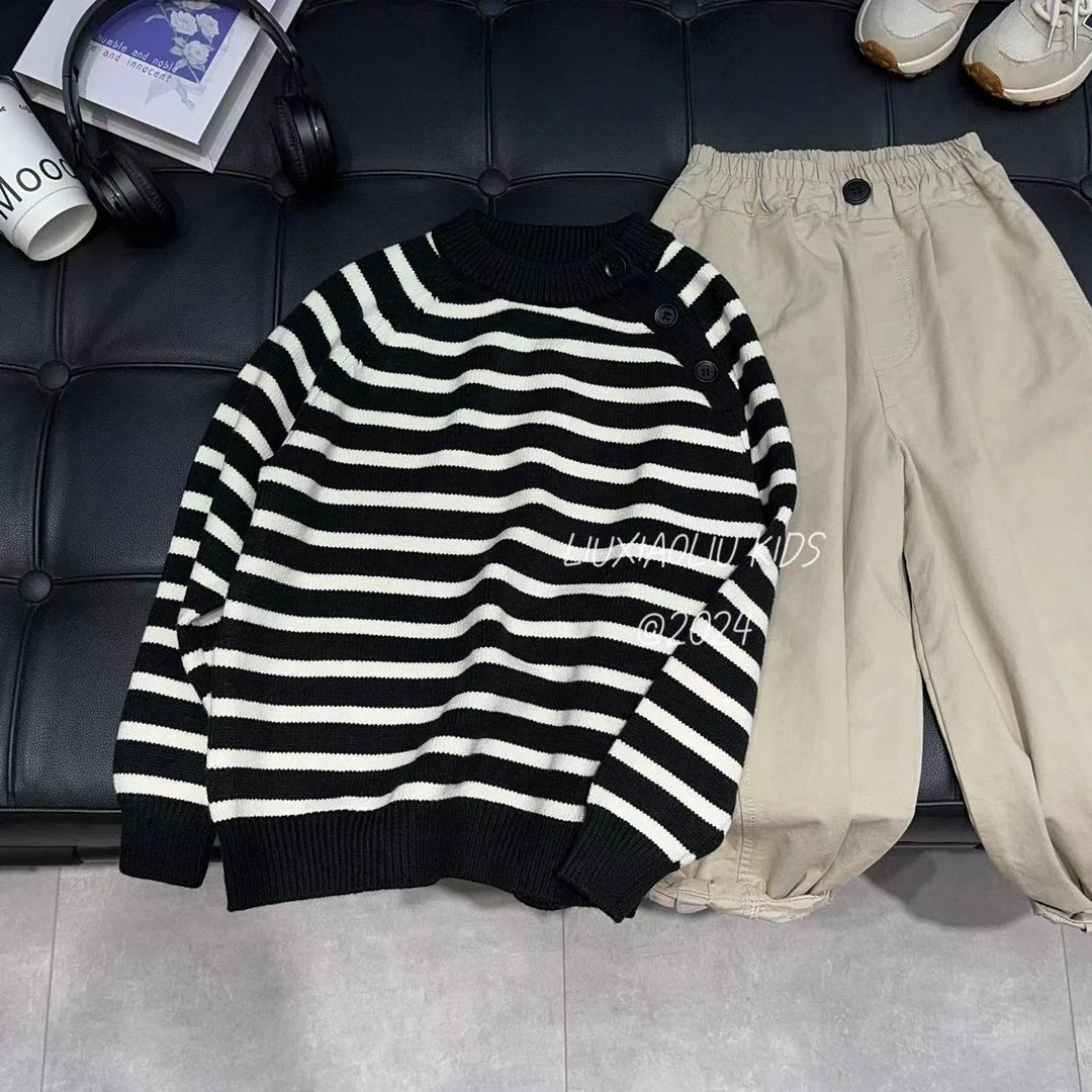 BY LIUXIAOLIU韩版高货秋季儿童毛衣4089