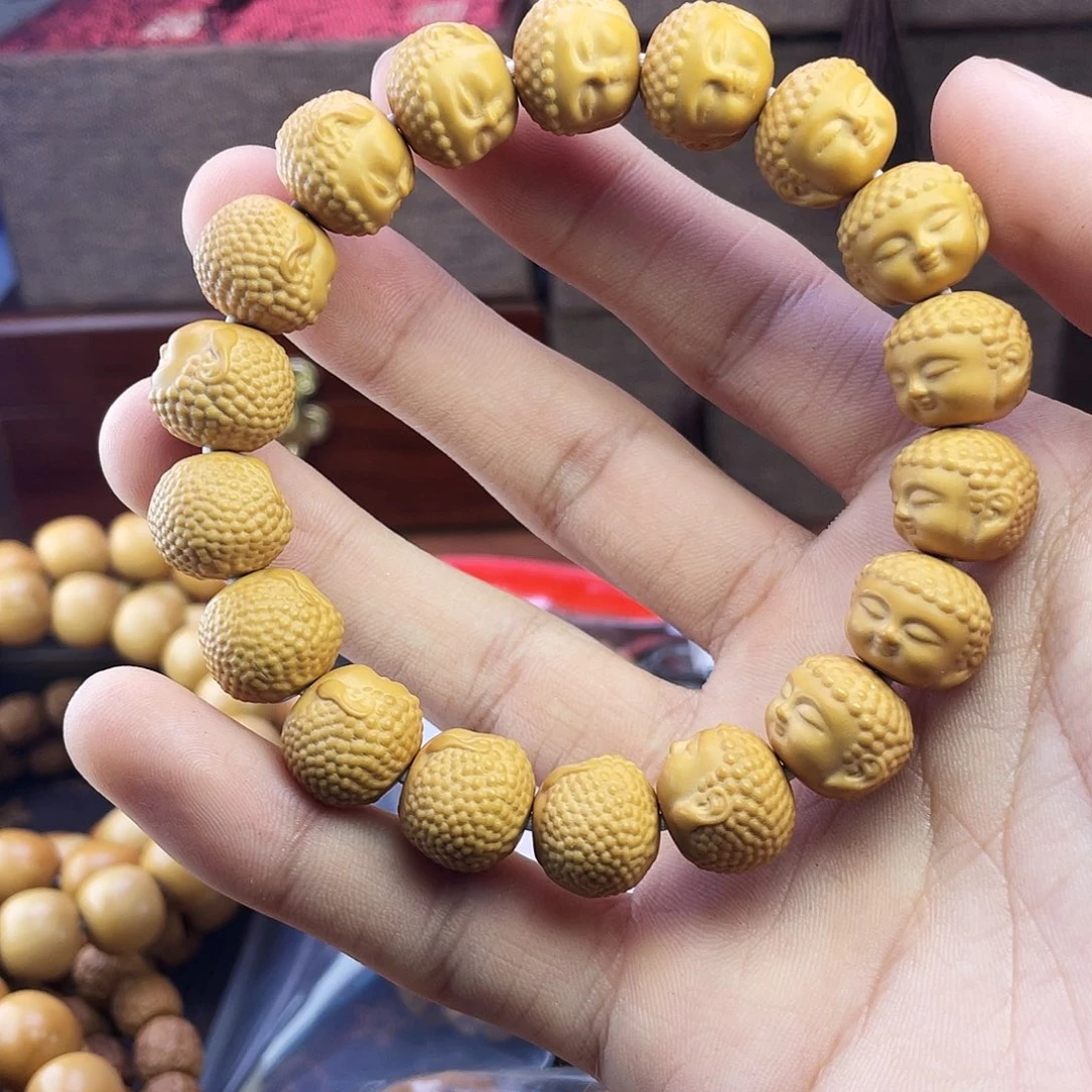 核桃手串/手链?****?猴头宝宝佛红红火火