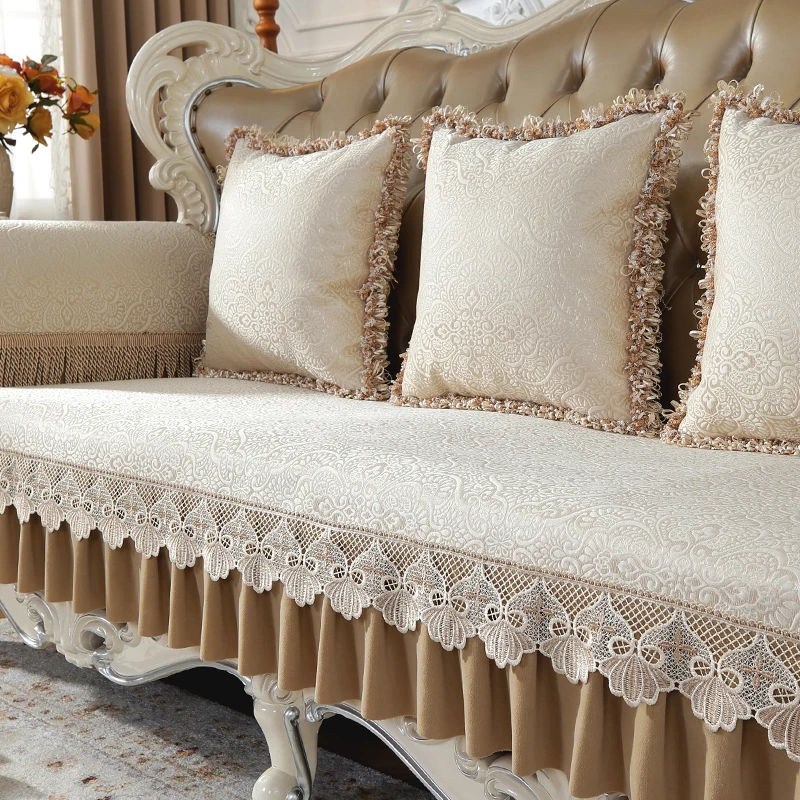 索菲娜欧式直排沙发垫四季通用防滑贵妃沙发垫子2025新款爆款坐垫