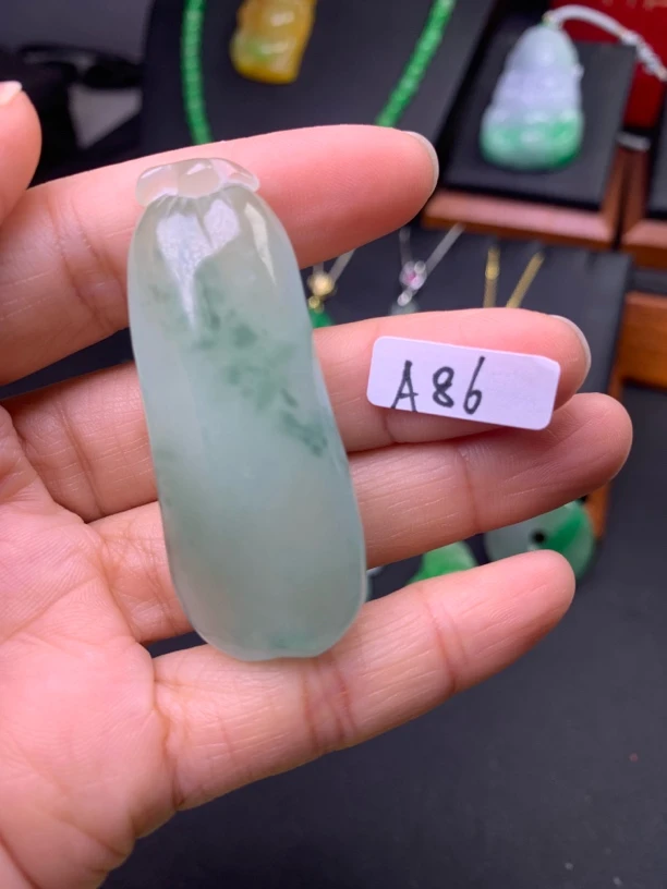 A86冰底手工随型吊坠