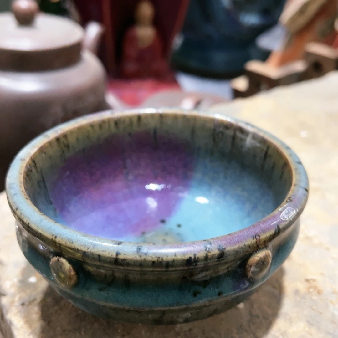 瓦当摆件摆件茶的陶瓷