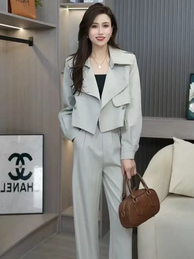 L050网红轻职风休闲风时尚INS风气质西域风宽松时尚套装