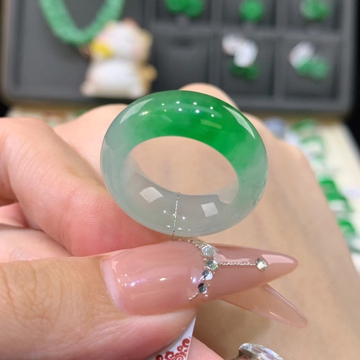 未镶嵌戒指翡翠12-13
