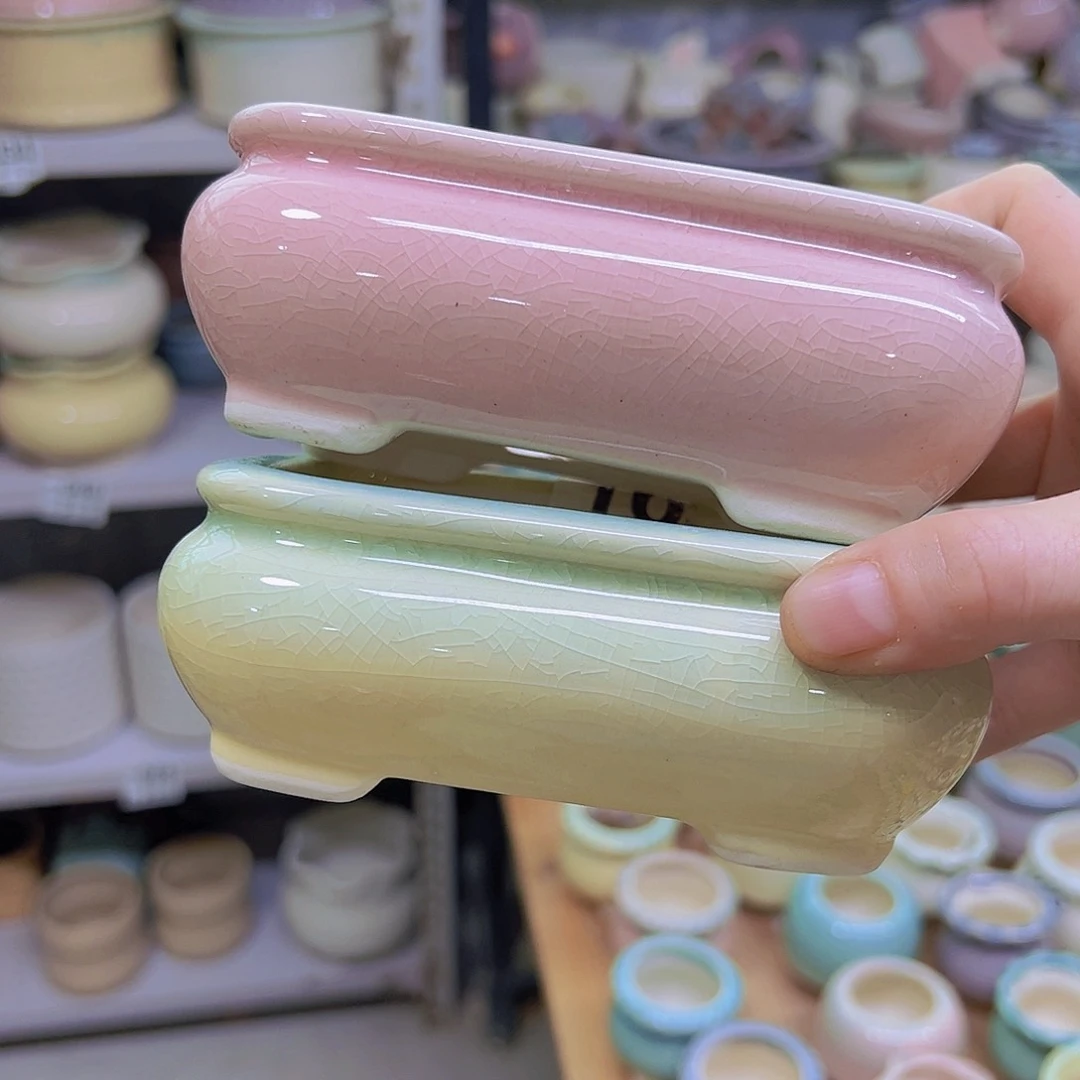 陶瓷花盆当场满12包邮