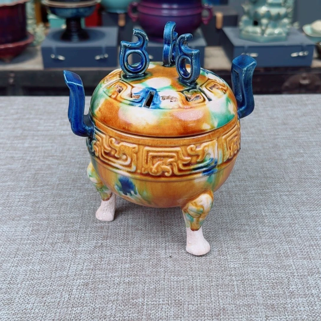 摆件陶瓷旧藏摆件