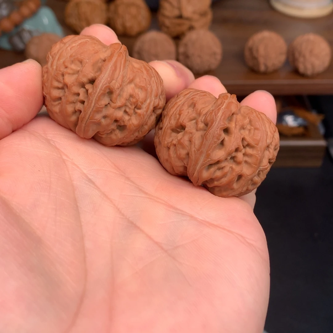 文玩核桃手串41元宝（黄）