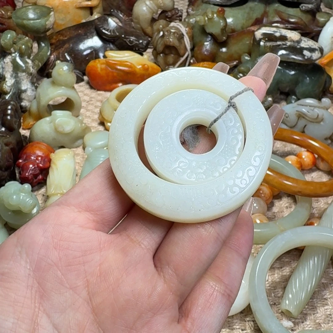 白玉菩提吊坠挂件