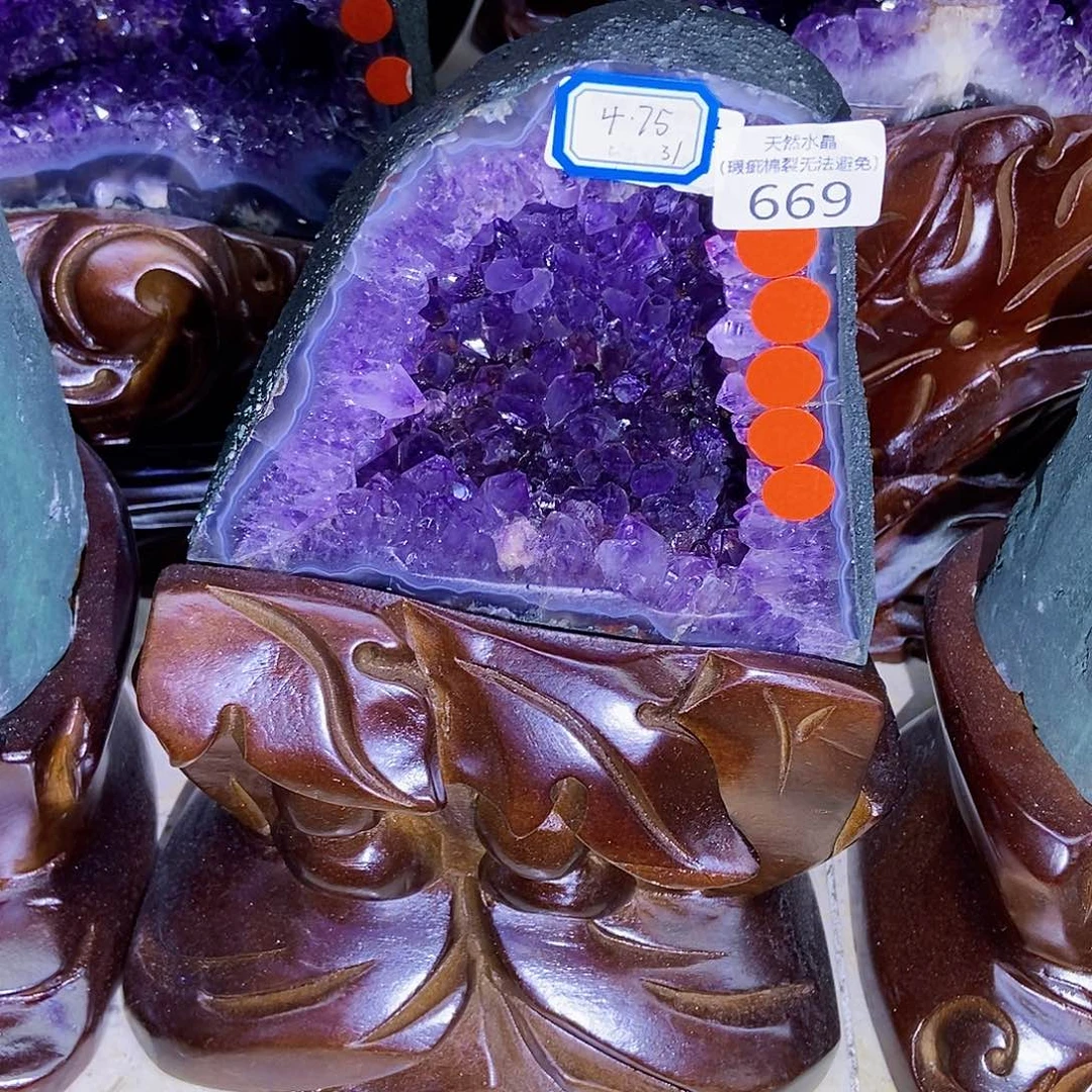 大型摆件（非配饰）未镶嵌紫晶琪