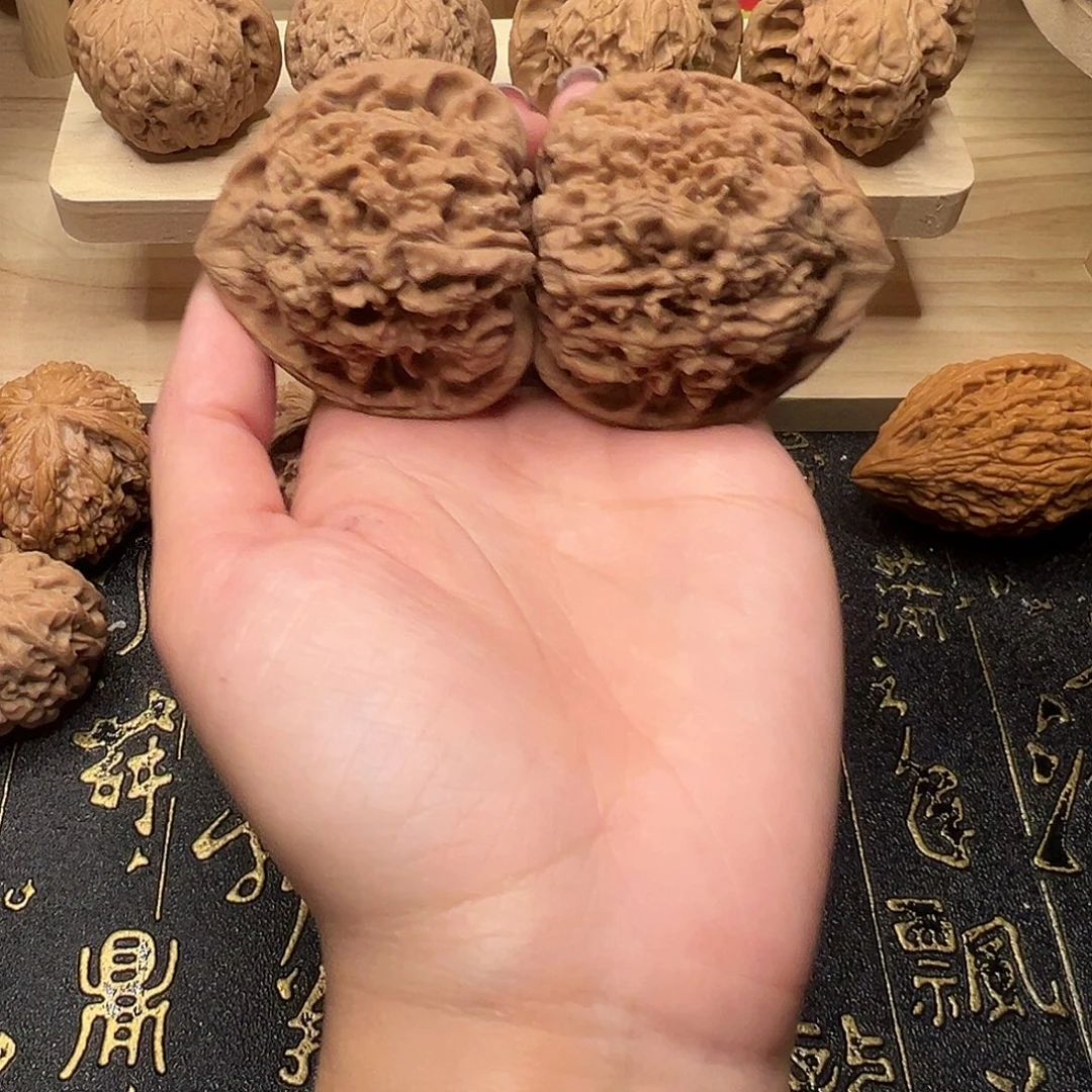 把件桃核官帽49手把件