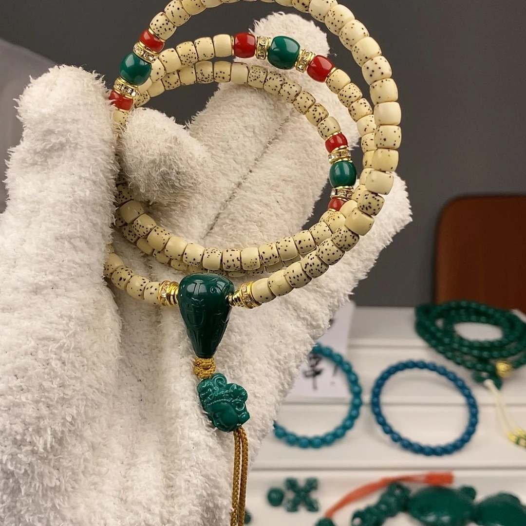 玻璃颈饰张*安108配饰一套