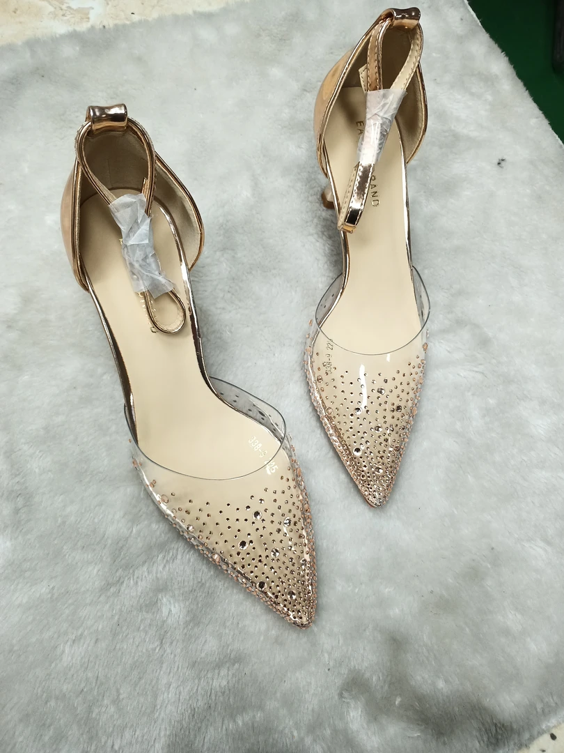 时尚百搭女鞋高跟凉鞋338-9