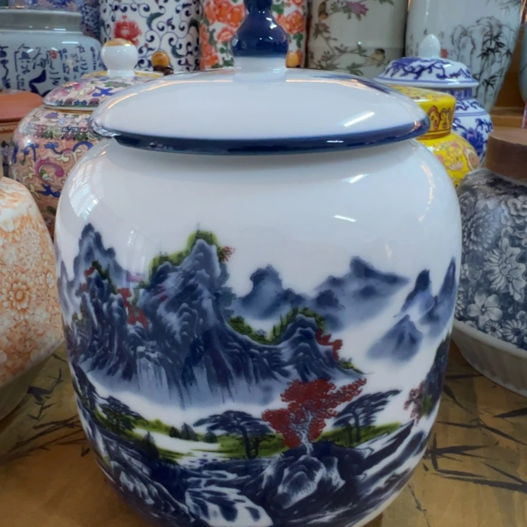 家用陶瓷茶叶罐，，