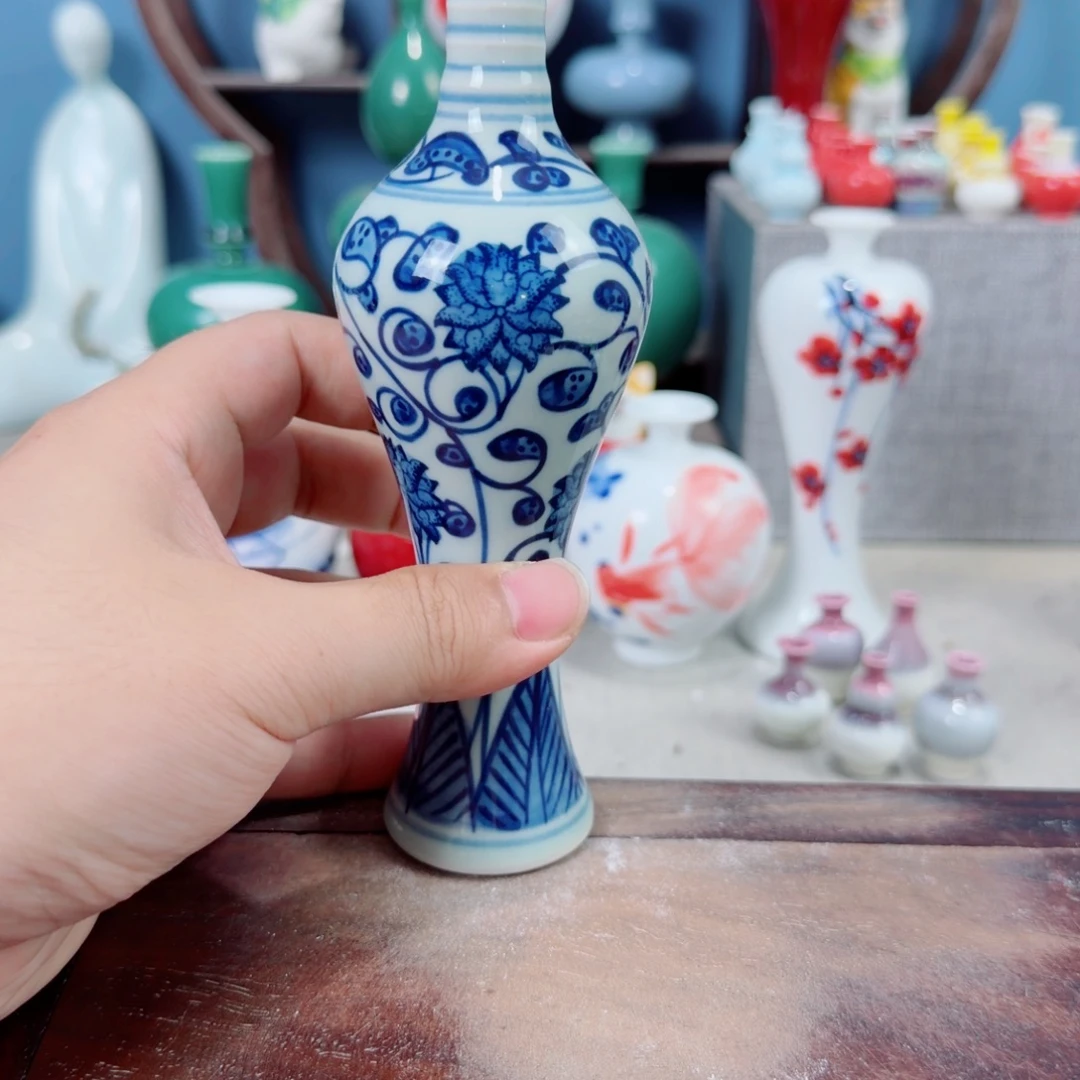 陶瓷手工小花器摆件