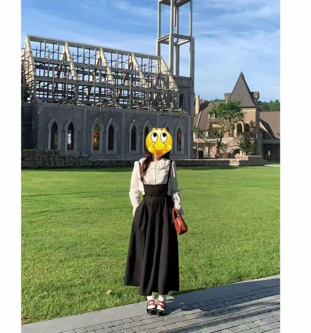 慧慧 INS风千金风时尚套装裙子上衣背带裙88371/988371/988369