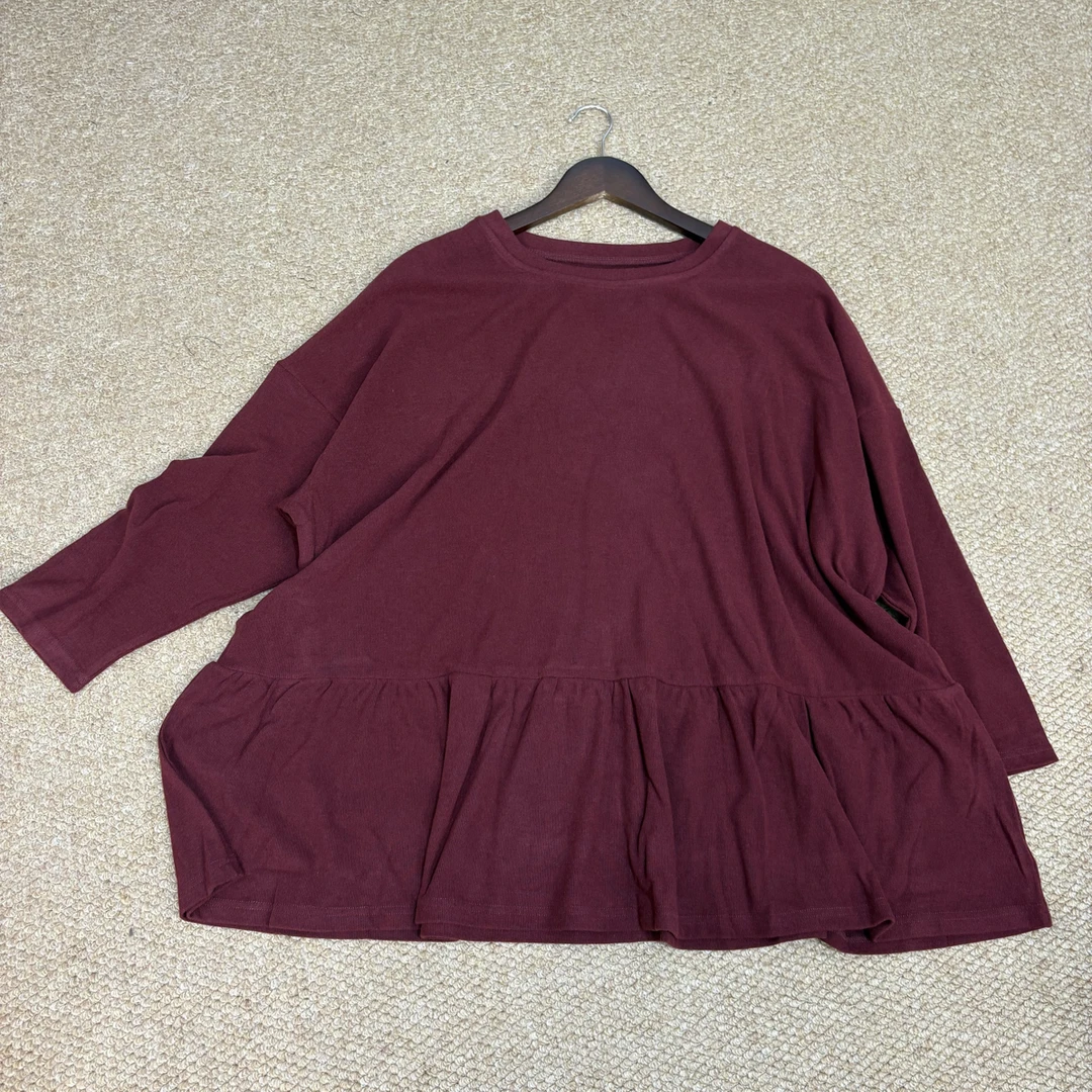 日式拼接圆领长袖森系针织大码百搭胸围150衣长73可穿200斤