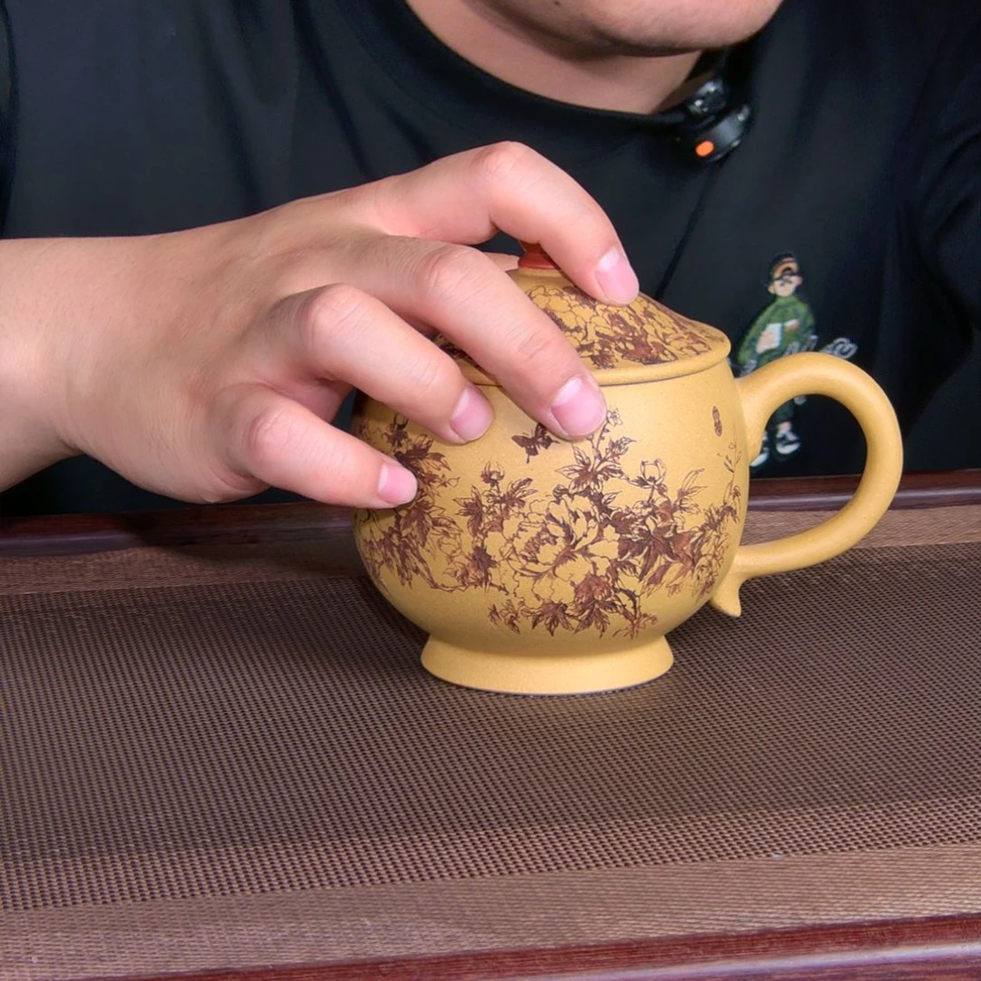 茶杯紫砂高货放漏