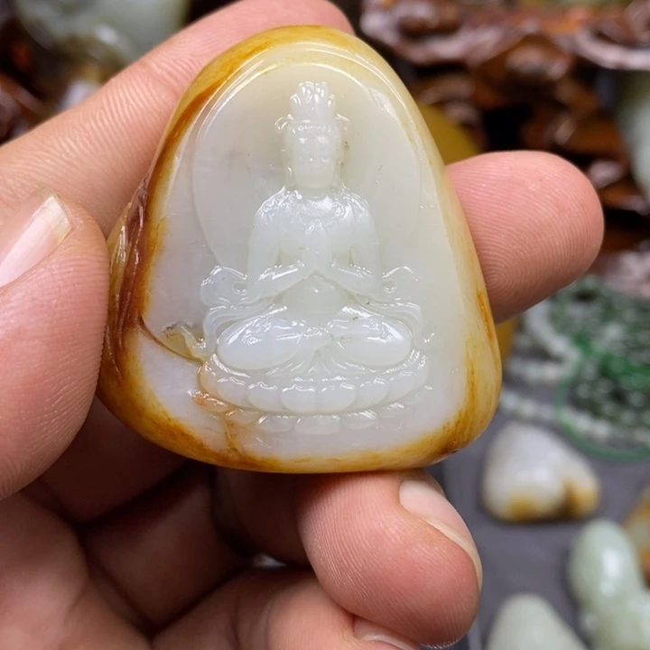 星***辰颈饰未镶嵌和田玉