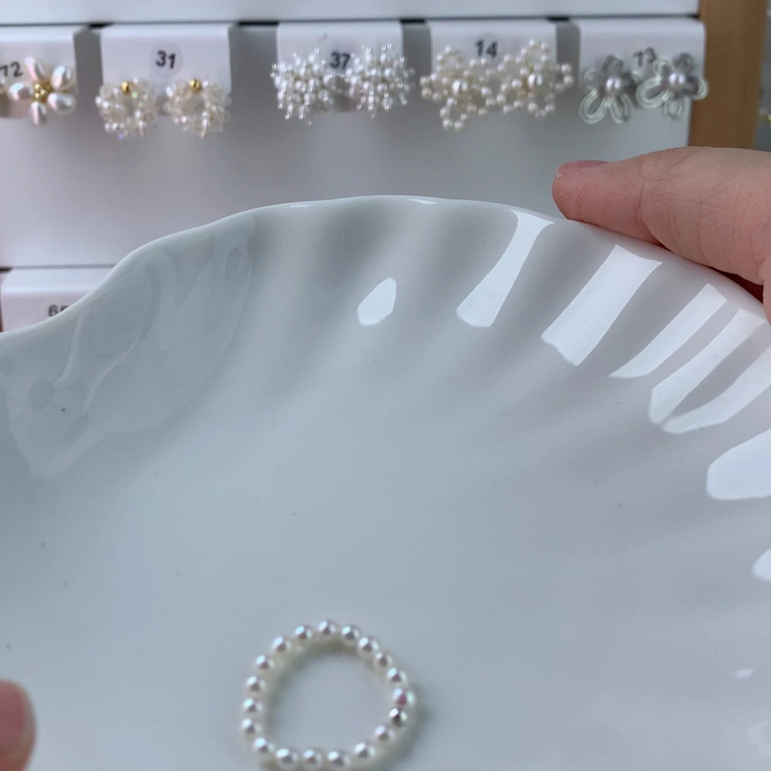 未镶嵌耳饰淡水珍珠