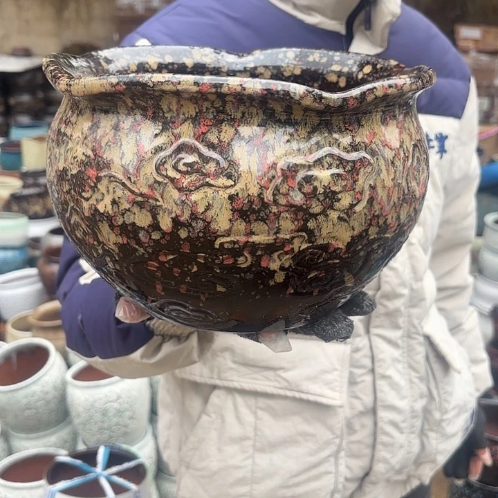 红陶彩口径25高度18