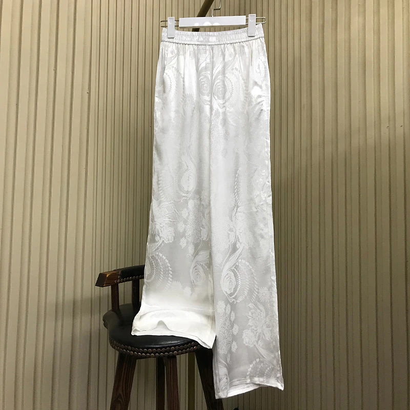 [YY牡丹争国色]之秋季轻奢垂感丝滑显瘦直筒裤K06