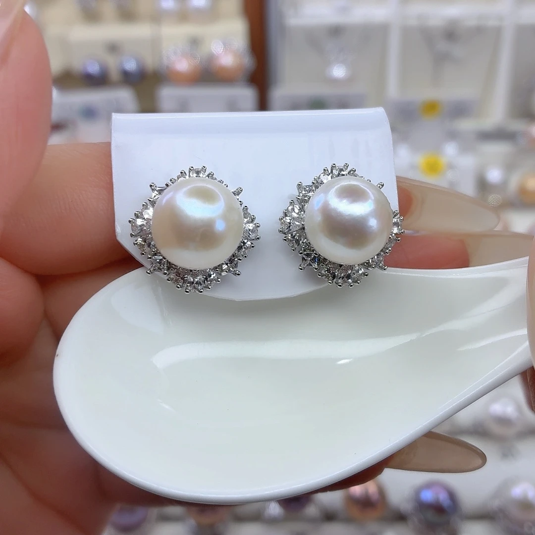 耳饰未镶嵌淡水珍珠F